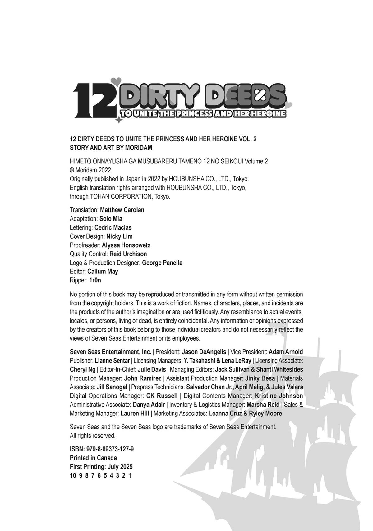 12 Dirty Deeds to Unite the Princess and Her Heroine Chapter 12 - Page 27