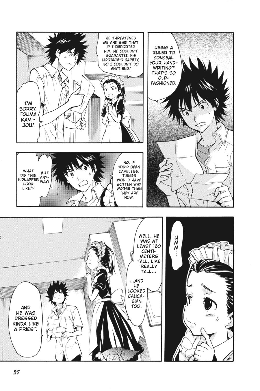 A Certain Magical Index Chapter 45 - Page 27