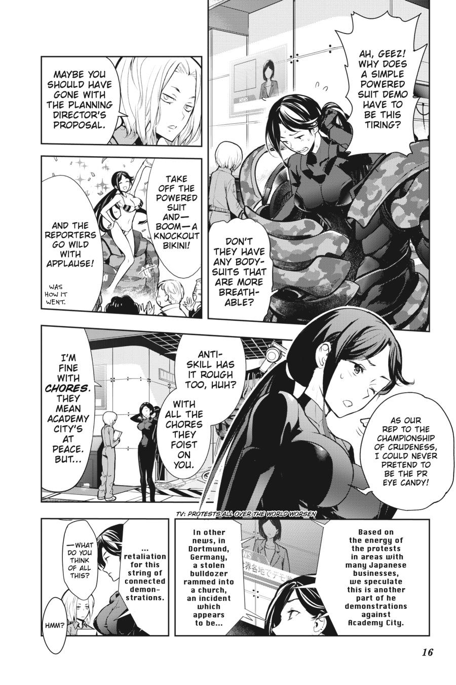 A Certain Magical Index Chapter 123 - Page 16