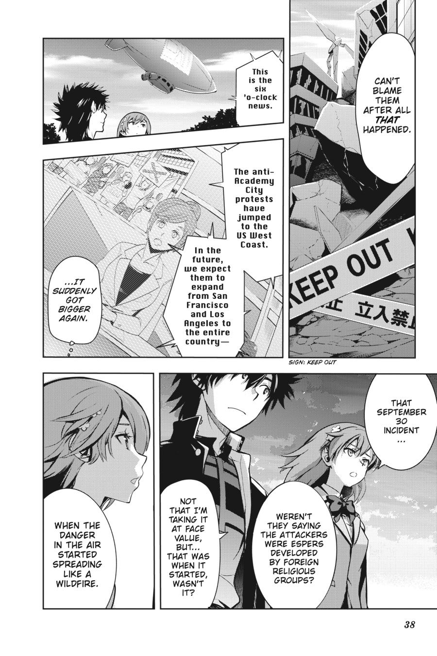 A Certain Magical Index Chapter 123 - Page 38