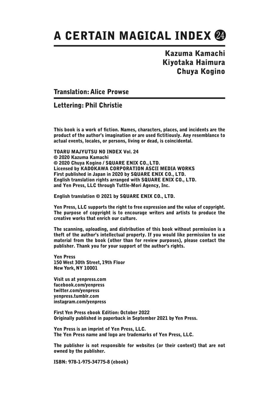 A Certain Magical Index Chapter 147 - Page 27