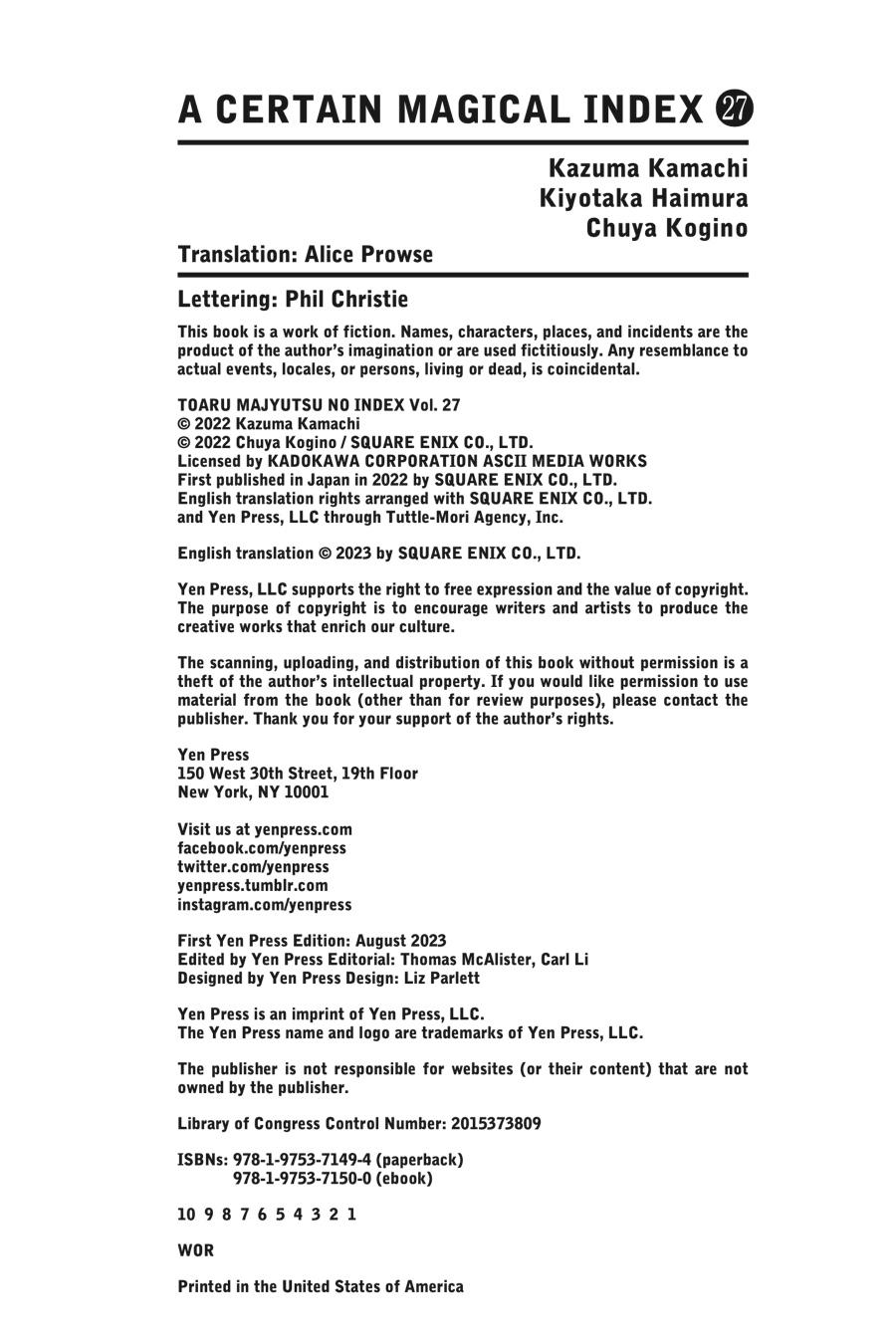 A Certain Magical Index Chapter 167 - Page 41