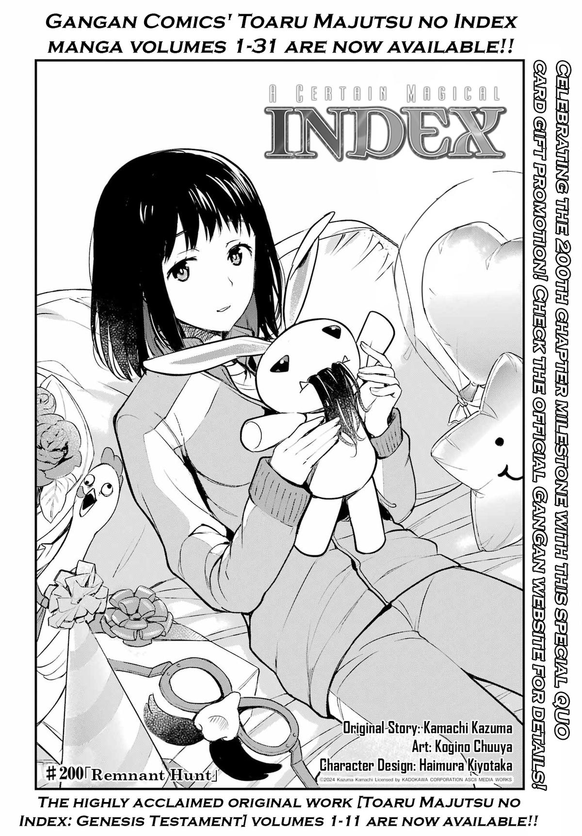 A Certain Magical Index Chapter 200 - Page 6