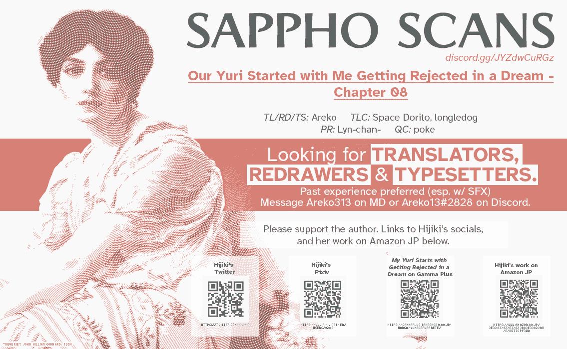 A Yuri Love Story That Begins with Getting Dumped in a Dream Chapter 8 - Page 8