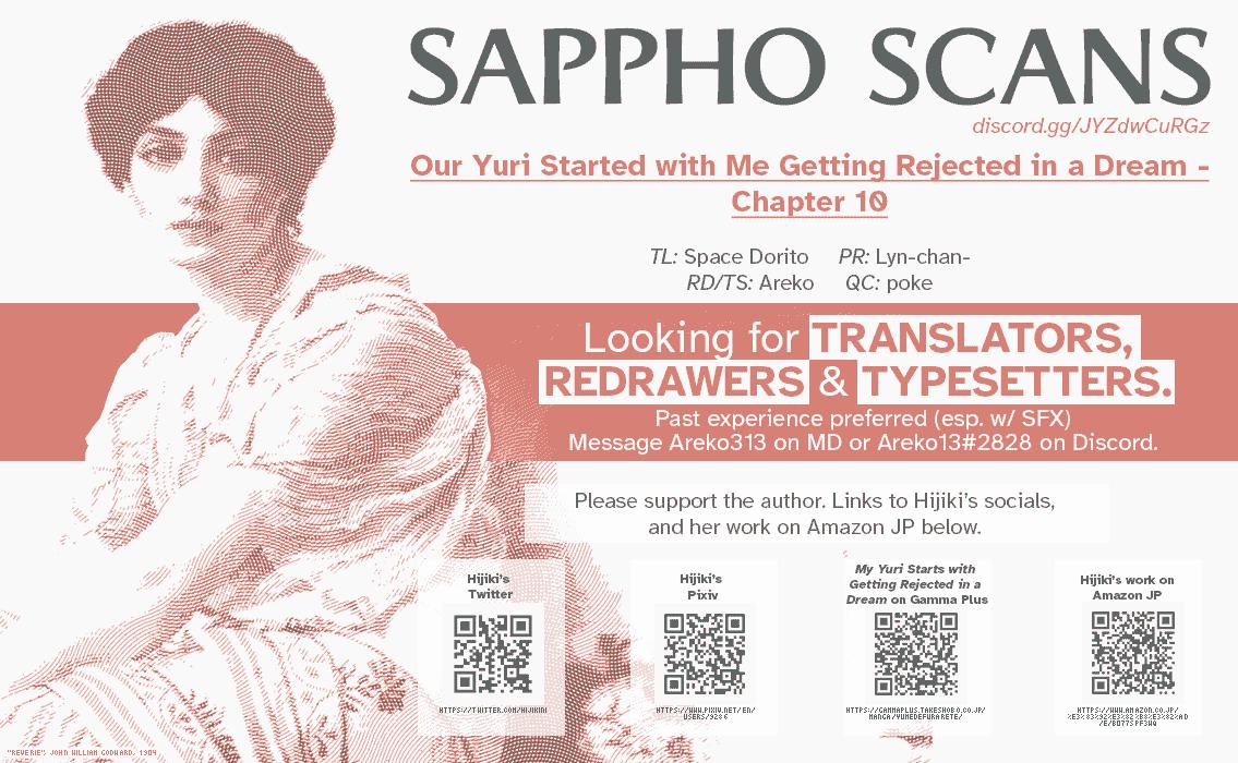 A Yuri Love Story That Begins with Getting Dumped in a Dream Chapter 10 - Page 8