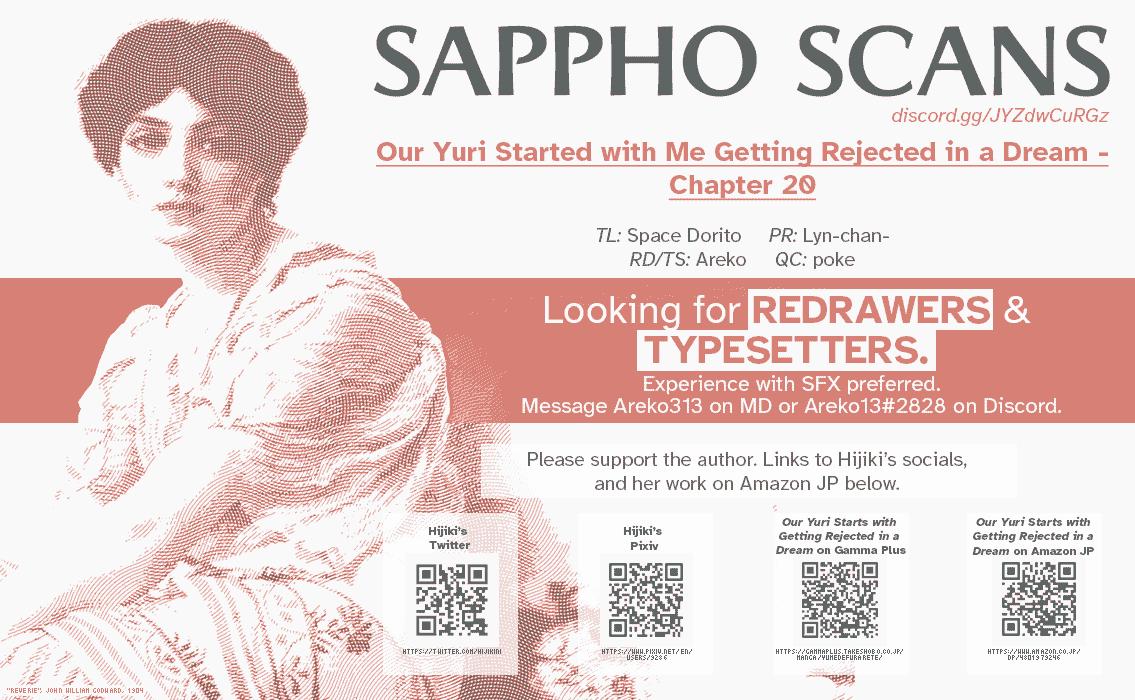 A Yuri Love Story That Begins with Getting Dumped in a Dream Chapter 20 - Page 8