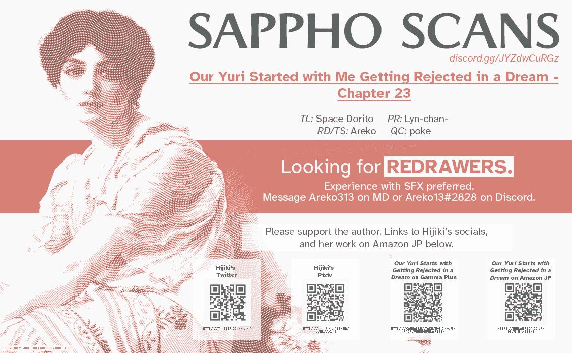 A Yuri Love Story That Begins with Getting Dumped in a Dream Chapter 23 - Page 7