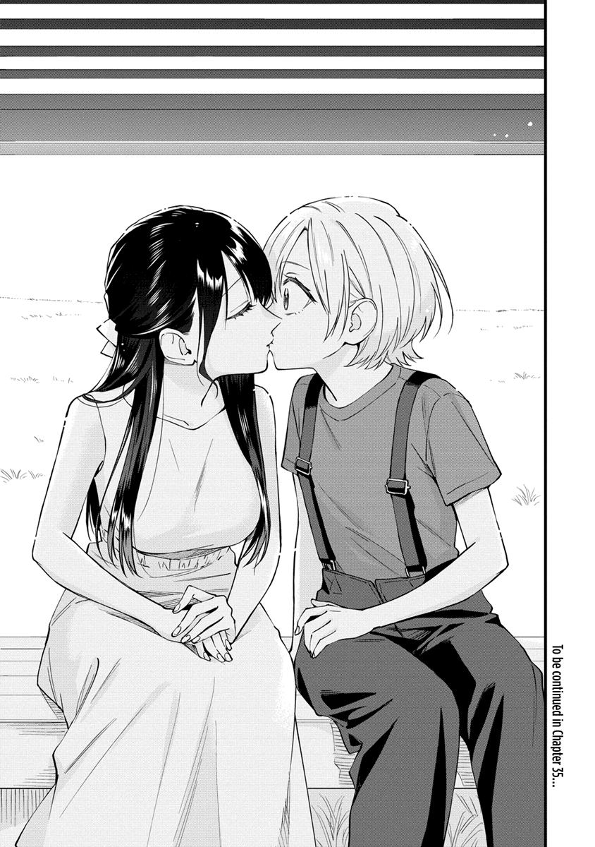 A Yuri Love Story That Begins with Getting Dumped in a Dream Chapter 34 - Page 7