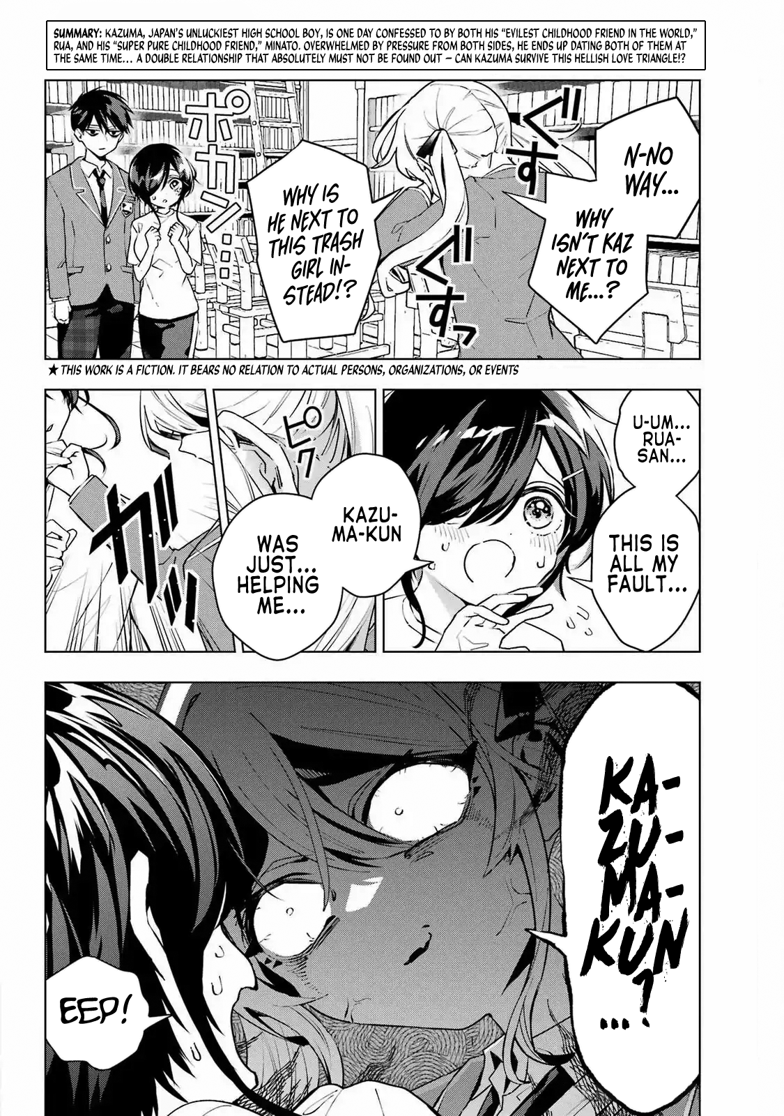 Anta to Osananajimi tte dake demo Iya nanoni!: Zekkou kara Hajimaru S-kyuu Bishoujo to no Gakuen Nariagari Seikatsu Chapter 3 - Page 4