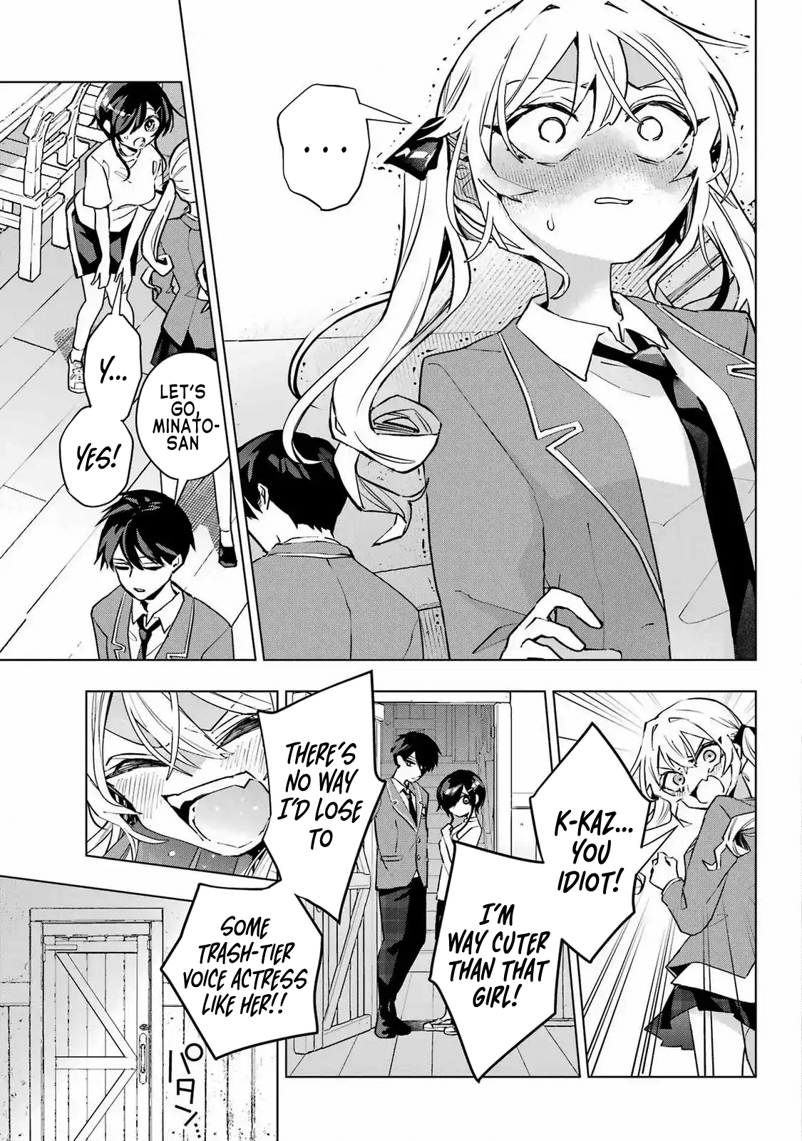 Anta to Osananajimi tte dake demo Iya nanoni!: Zekkou kara Hajimaru S-kyuu Bishoujo to no Gakuen Nariagari Seikatsu Chapter 3 - Page 9