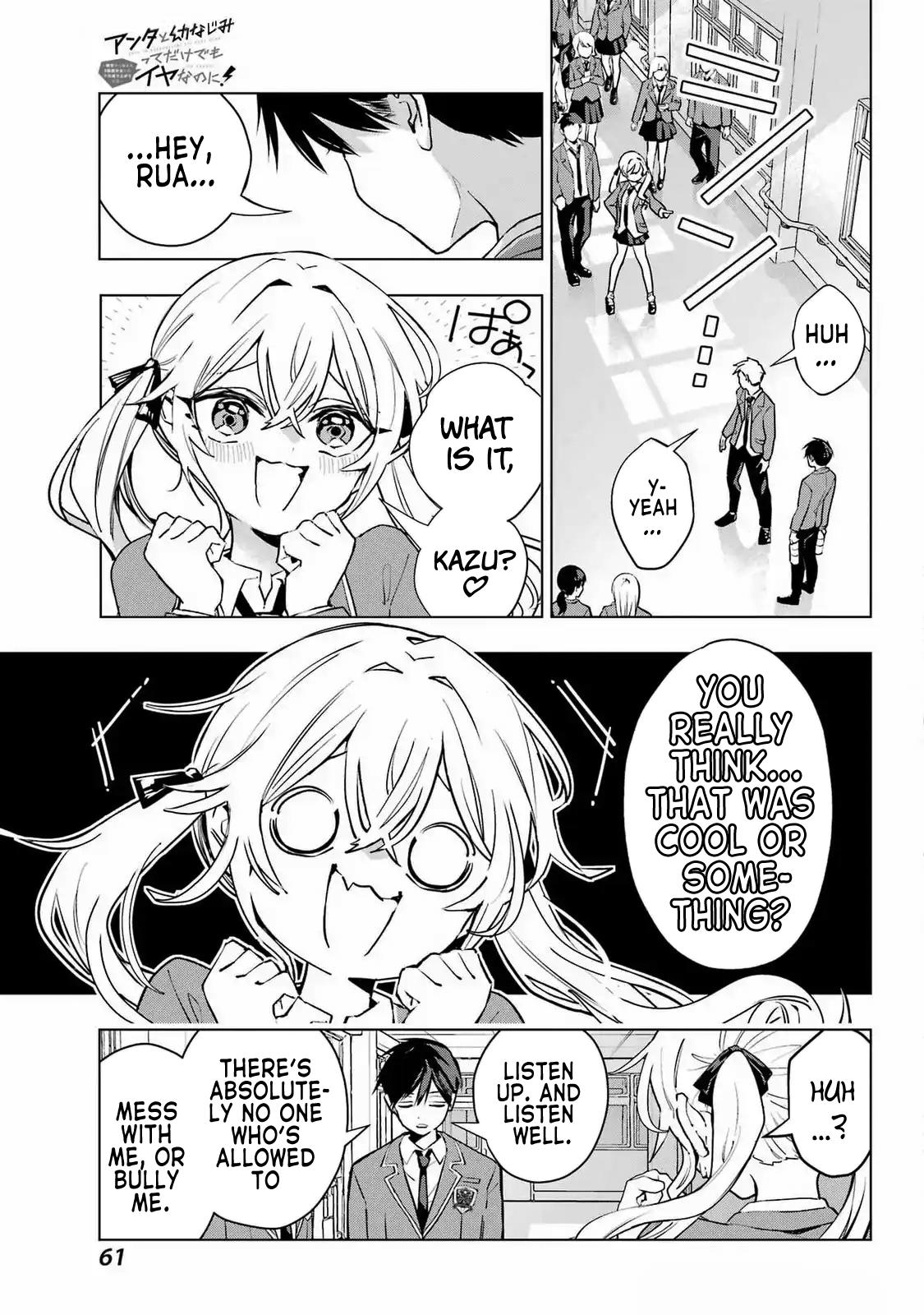 Anta to Osananajimitte dake demo Iyananoni! ~Zekkou kara Hajimaru S-kyuu Bishoujo to no Gakuen Nariagari Seikatsu~ Chapter 2 - Page 23