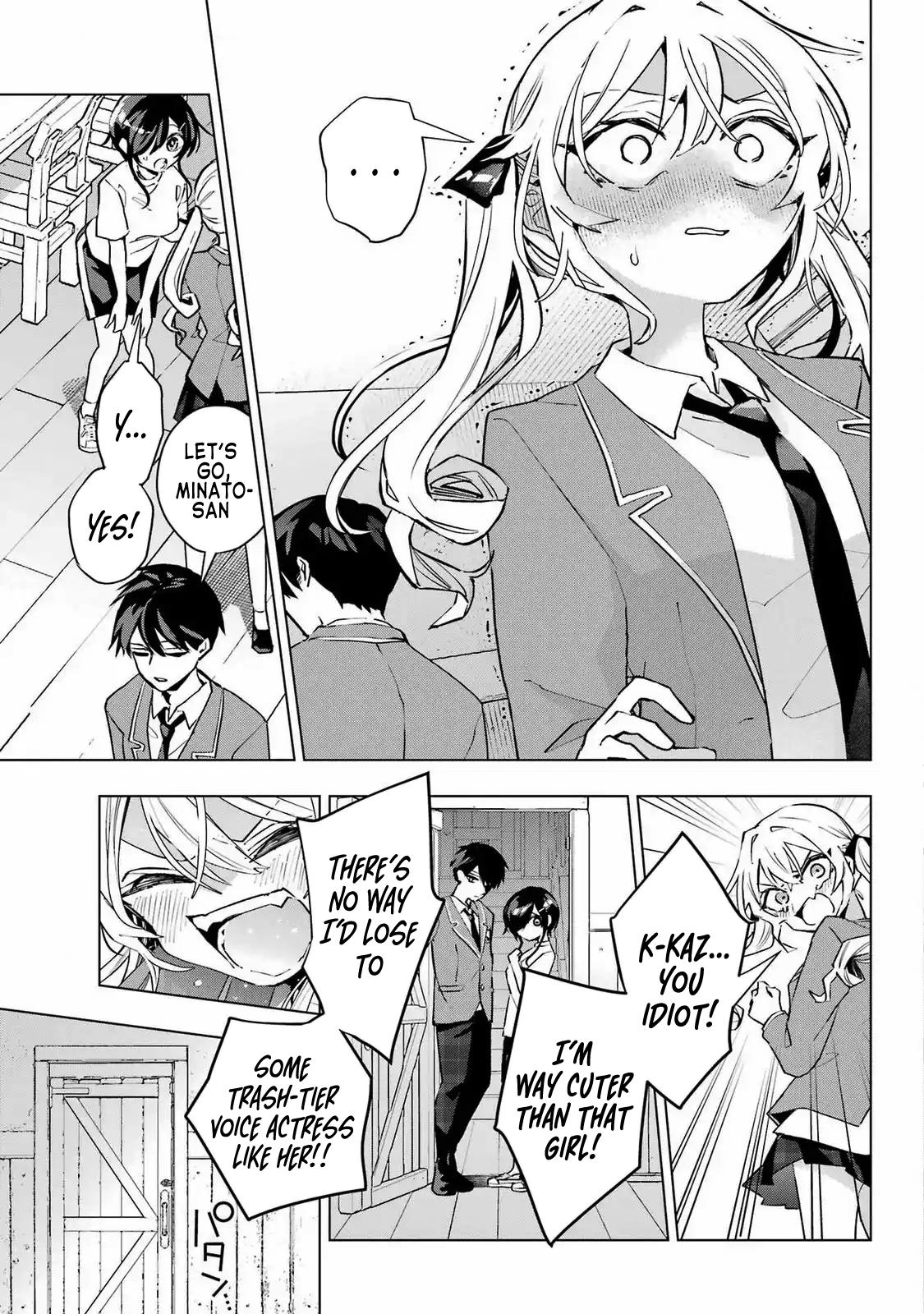 Anta to Osananajimitte dake demo Iyananoni! ~Zekkou kara Hajimaru S-kyuu Bishoujo to no Gakuen Nariagari Seikatsu~ Chapter 3 - Page 9