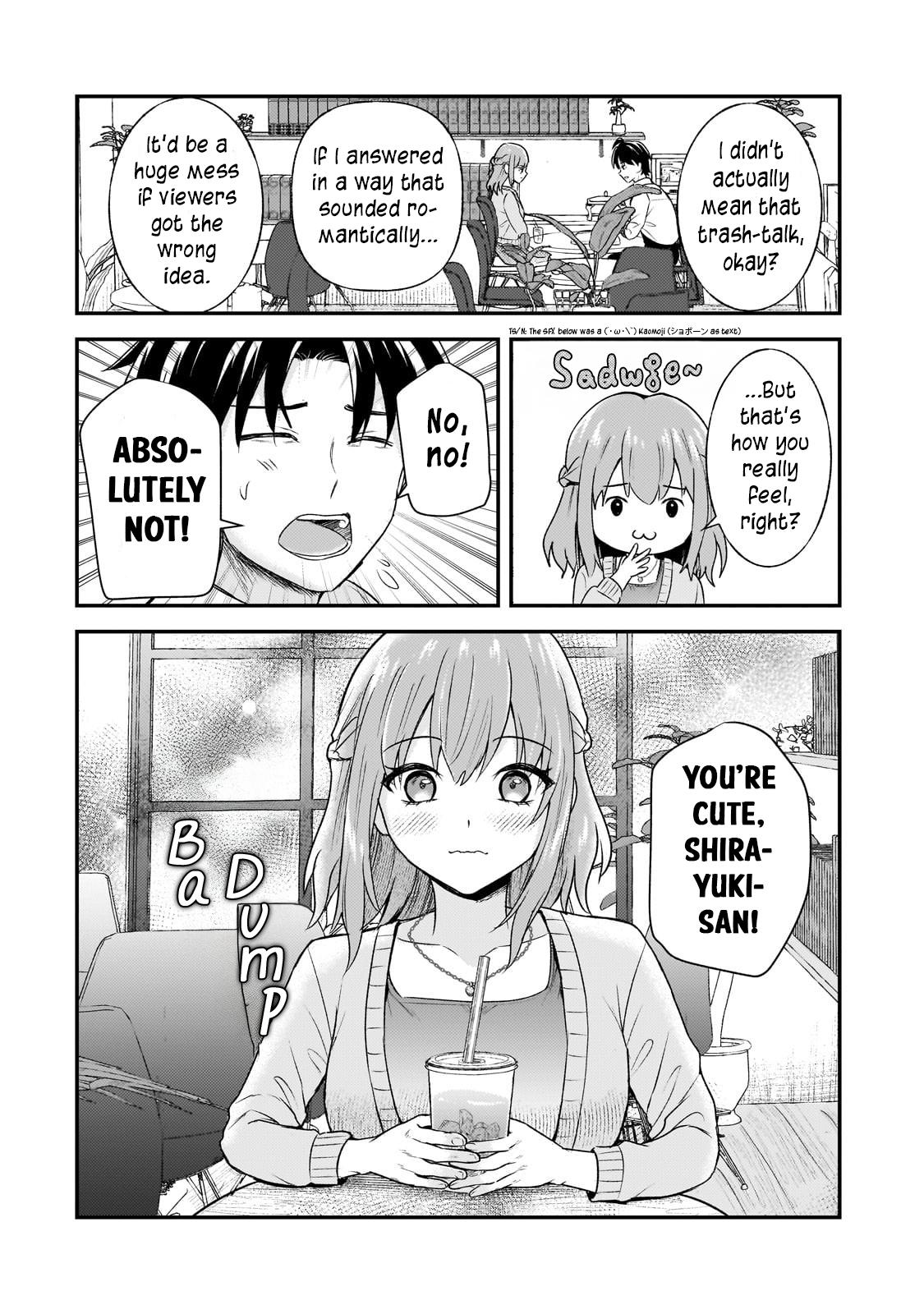 Aorikei Game Haishinsha (20-sai), Haishin no Kiri Wasure ni Yori Ii Hito Bare Suru. Chapter 7 - Page 7