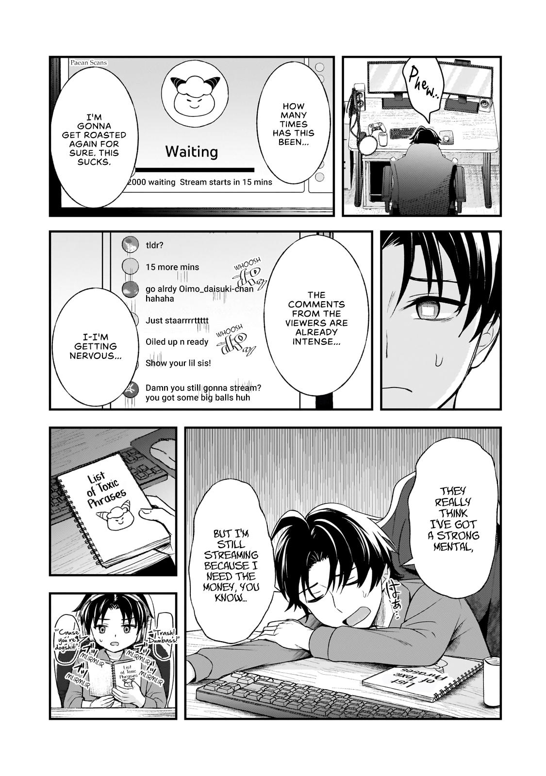 Aorikei Game Haishinsha (20-sai), Haishin no Kiri Wasure ni Yori Ii Hito Bare Suru. Chapter 6.1 - Page 14