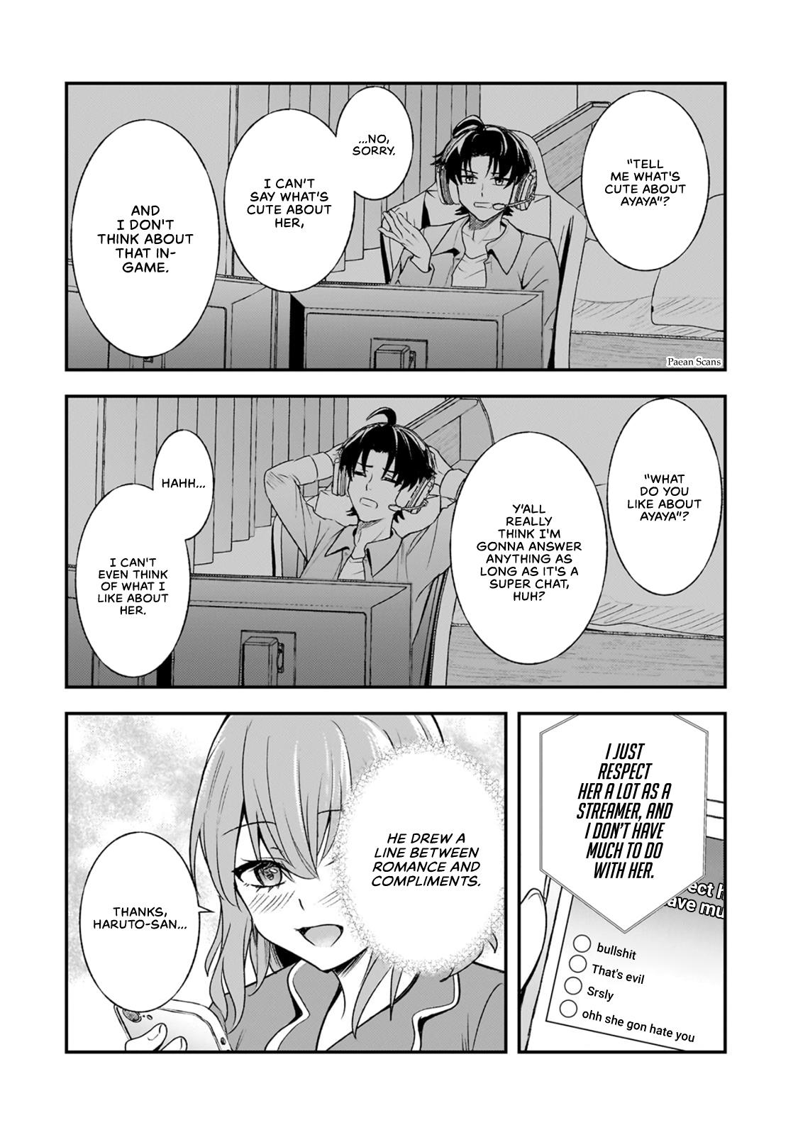 Aorikei Game Haishinsha (20-sai), Haishin no Kiri Wasure ni Yori Ii Hito Bare Suru. Chapter 6.2 - Page 14