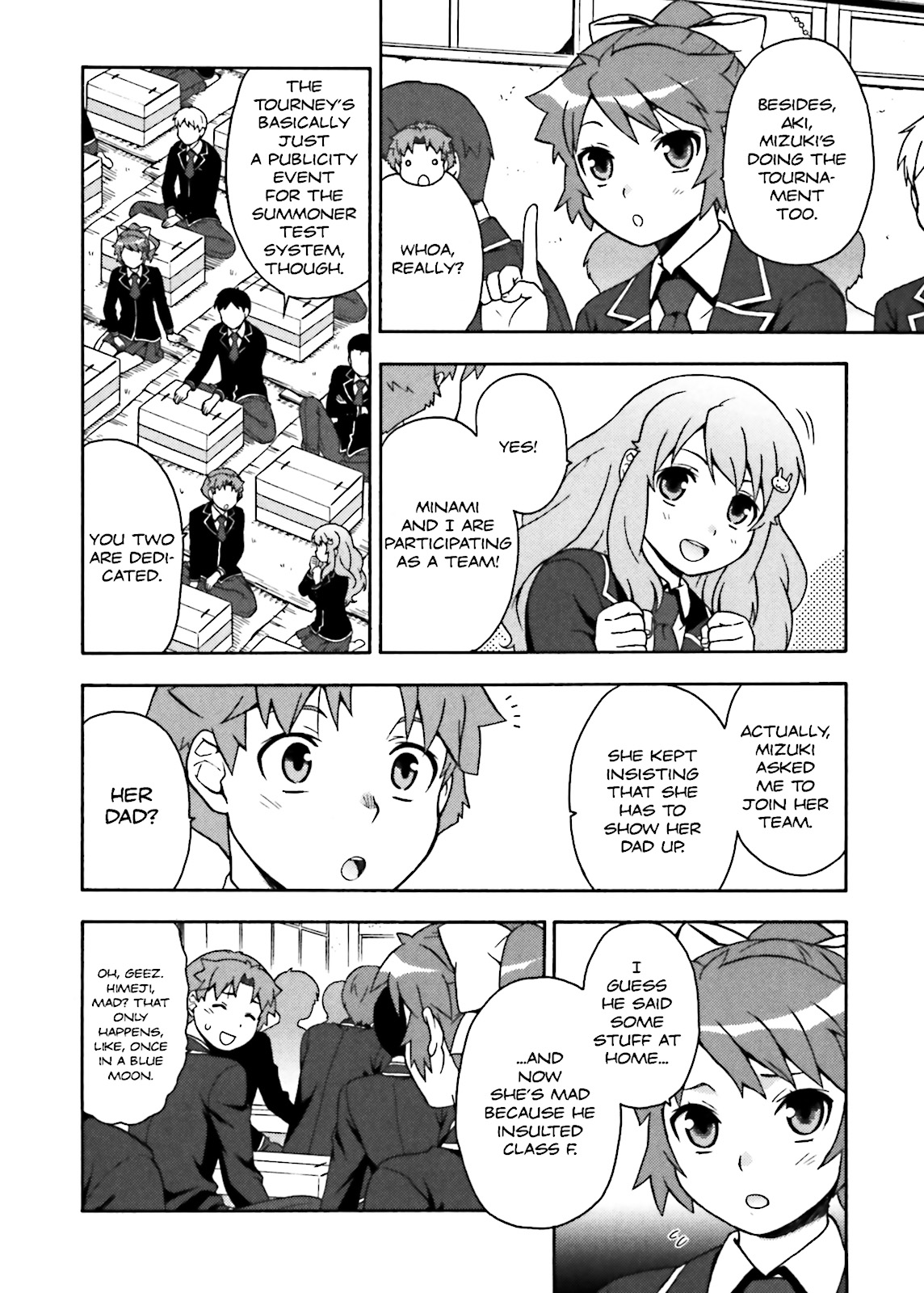 Baka & Test - Summon the Beasts Chapter 11 - Page 15
