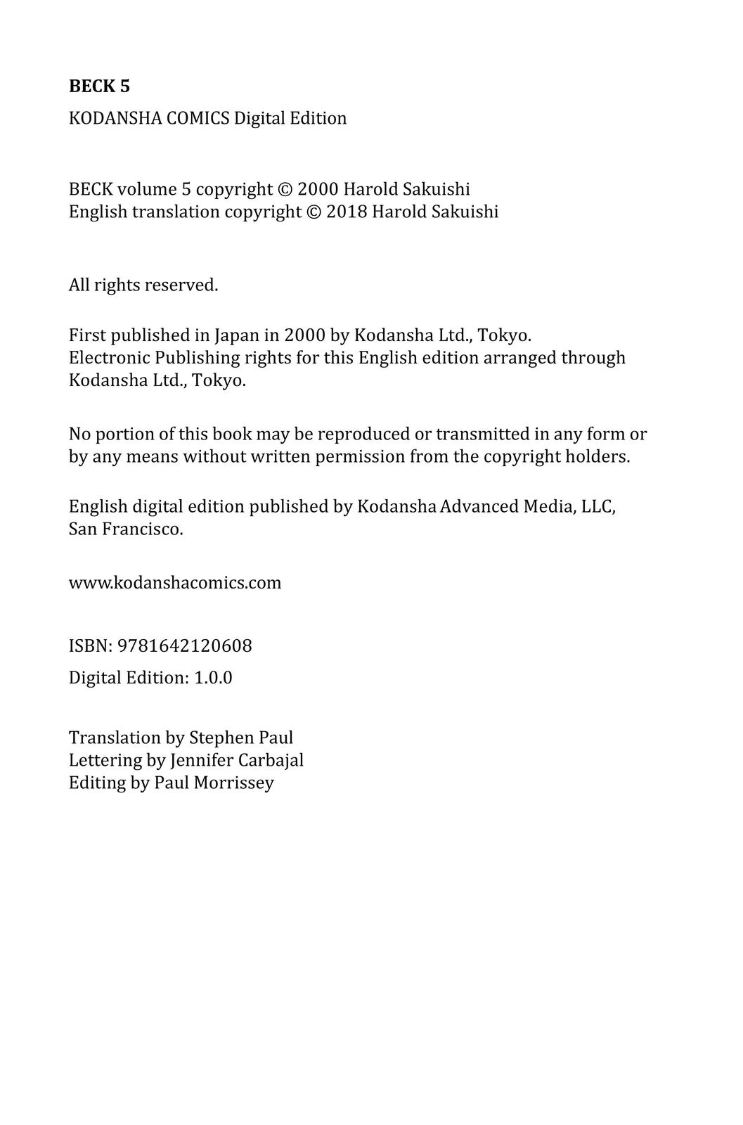 Beck - Mongolian Chop Squad Chapter 13 - Page 5