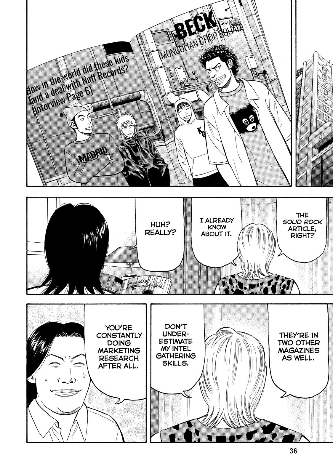 Beck - Mongolian Chop Squad Chapter 67 - Page 37