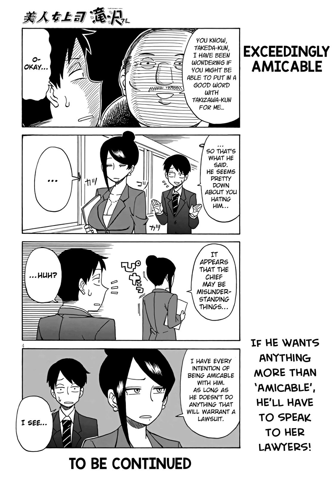 Bijin Onna Joushi Takizawa-san Chapter 3 - Page 4