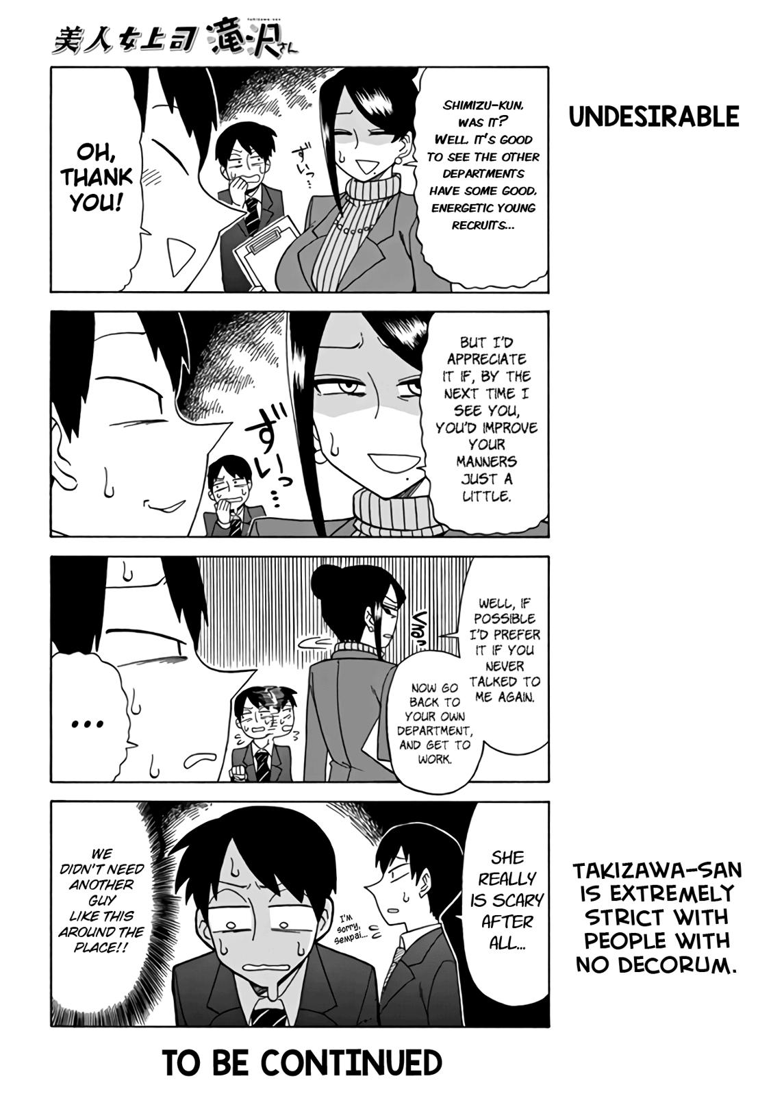 Bijin Onna Joushi Takizawa-san Chapter 9 - Page 6