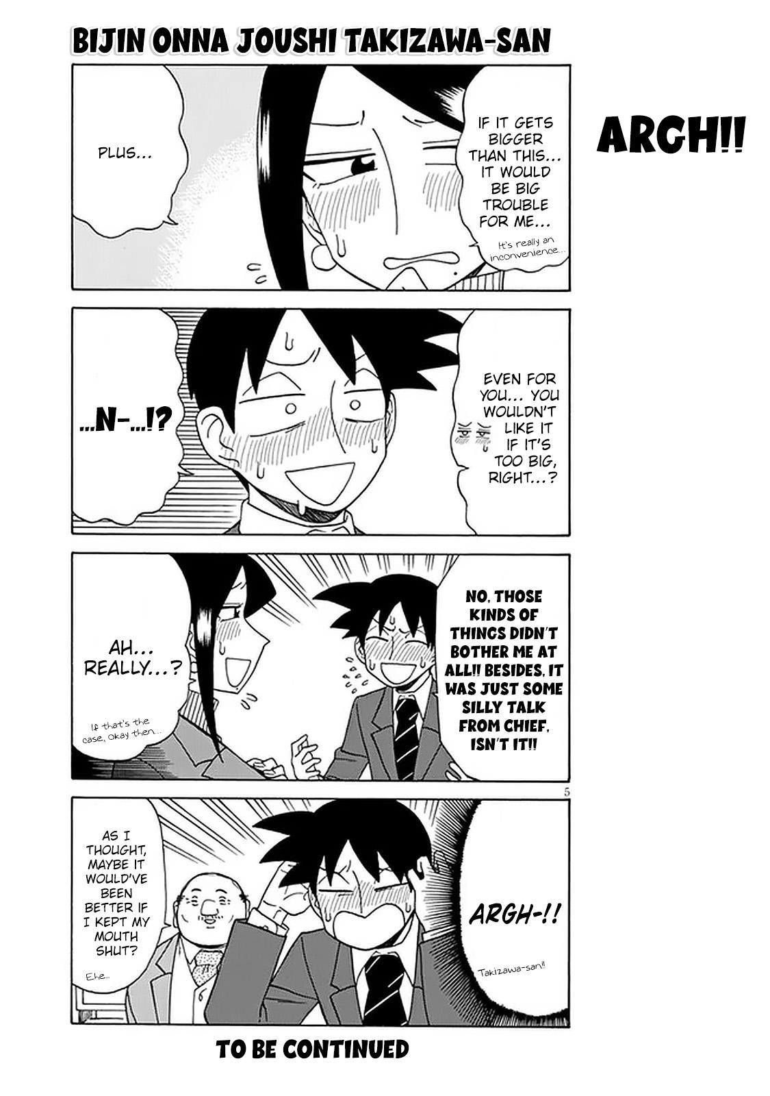 Bijin Onna Joushi Takizawa-san Chapter 105 - Page 5