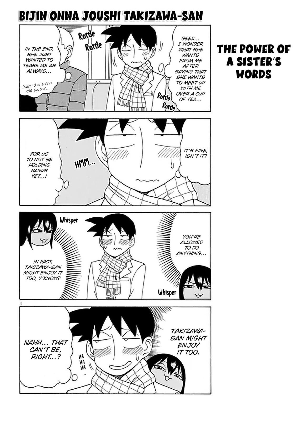 Bijin Onna Joushi Takizawa-san Chapter 108 - Page 4