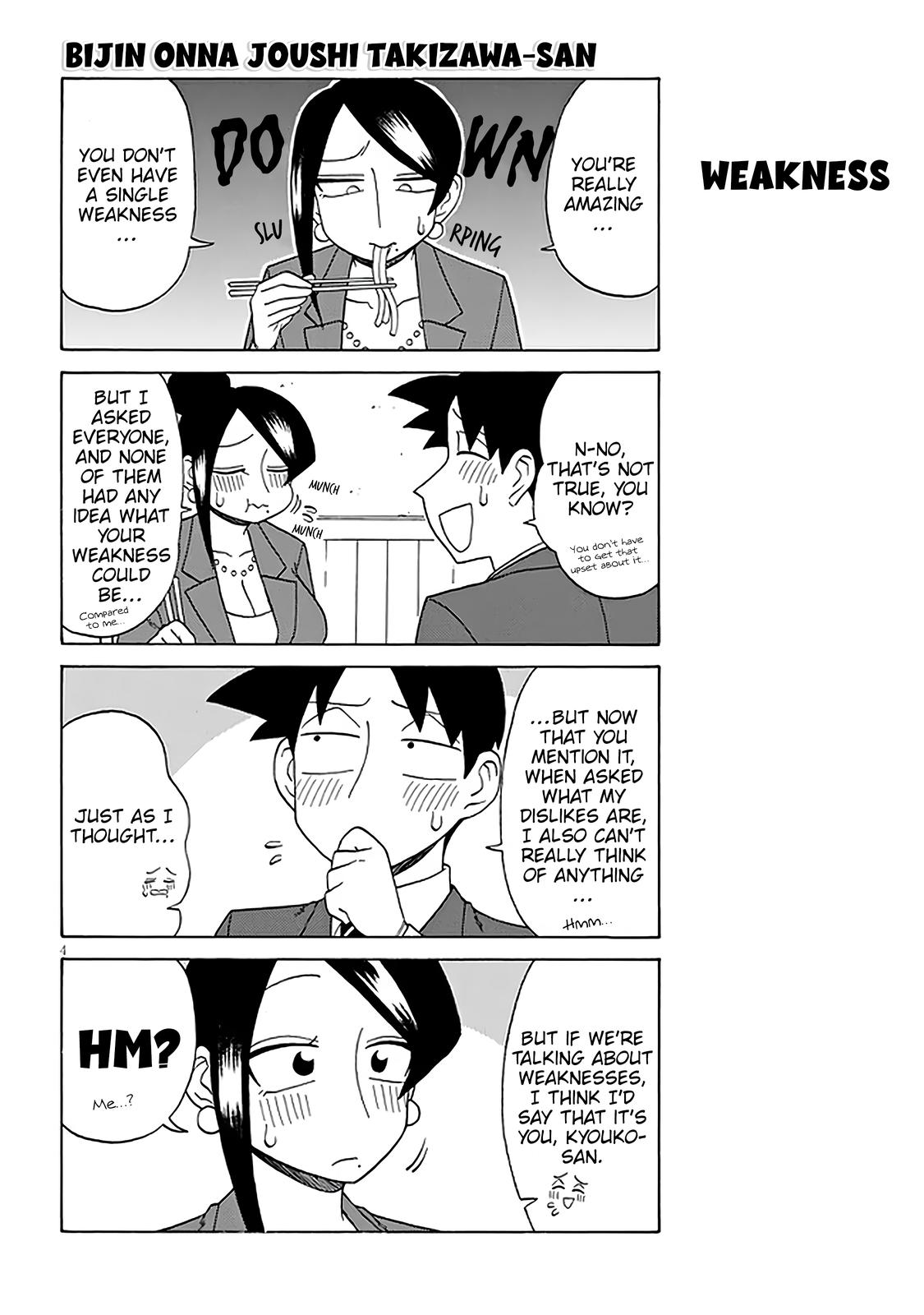 Bijin Onna Joushi Takizawa-san Chapter 126 - Page 4