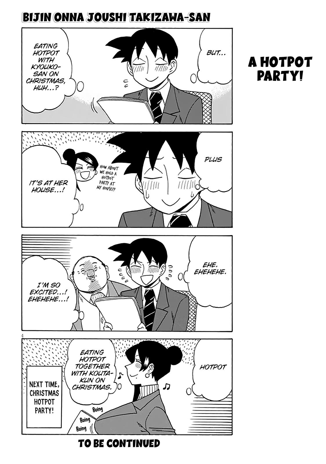 Bijin Onna Joushi Takizawa-san Chapter 128 - Page 4