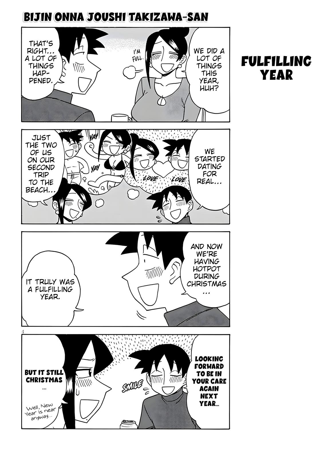 Bijin Onna Joushi Takizawa-san Chapter 129 - Page 4