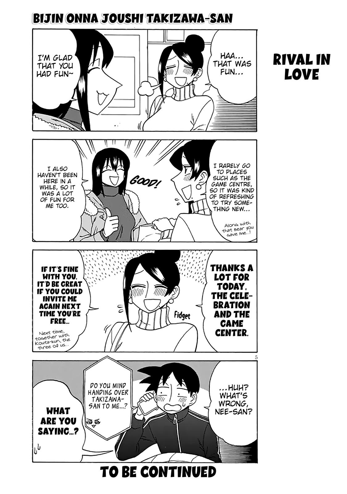 Bijin Onna Joushi Takizawa-san Chapter 133 - Page 5