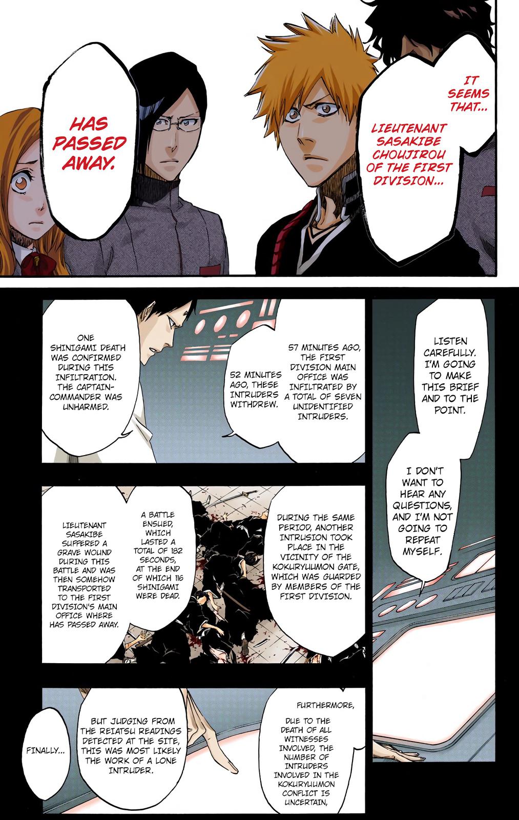 Bleach (Color) Chapter 485 - Page 9