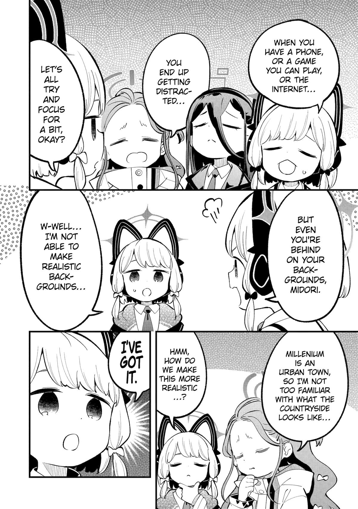 Blue Archive: The Grand Adventure of the Game Development Department Chapter 34 - Page 4