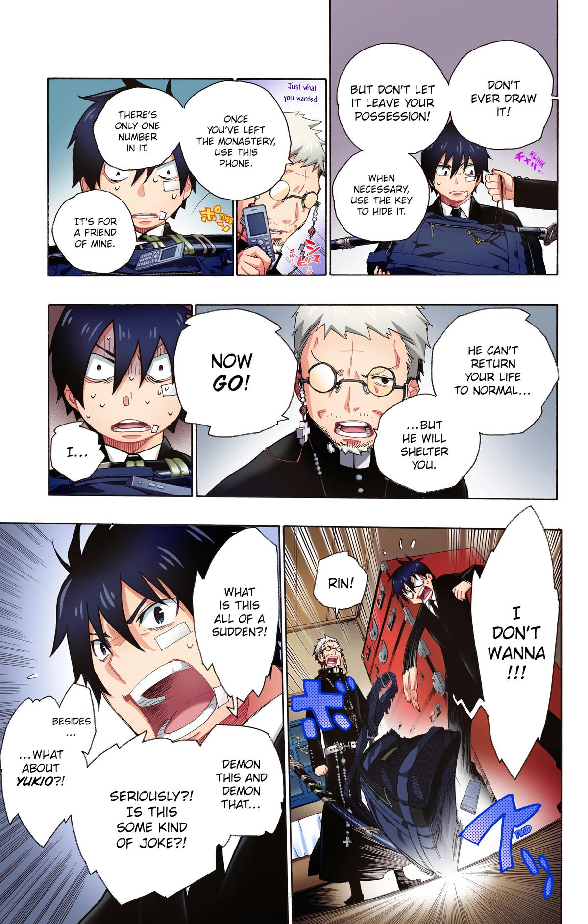 Blue Exorcist (Color) Chapter 1 - Page 39
