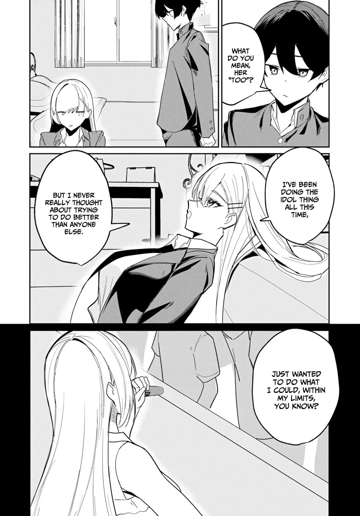 Chika Idol wo Kage de Sasaeru Ore Chapter 10 - Page 21