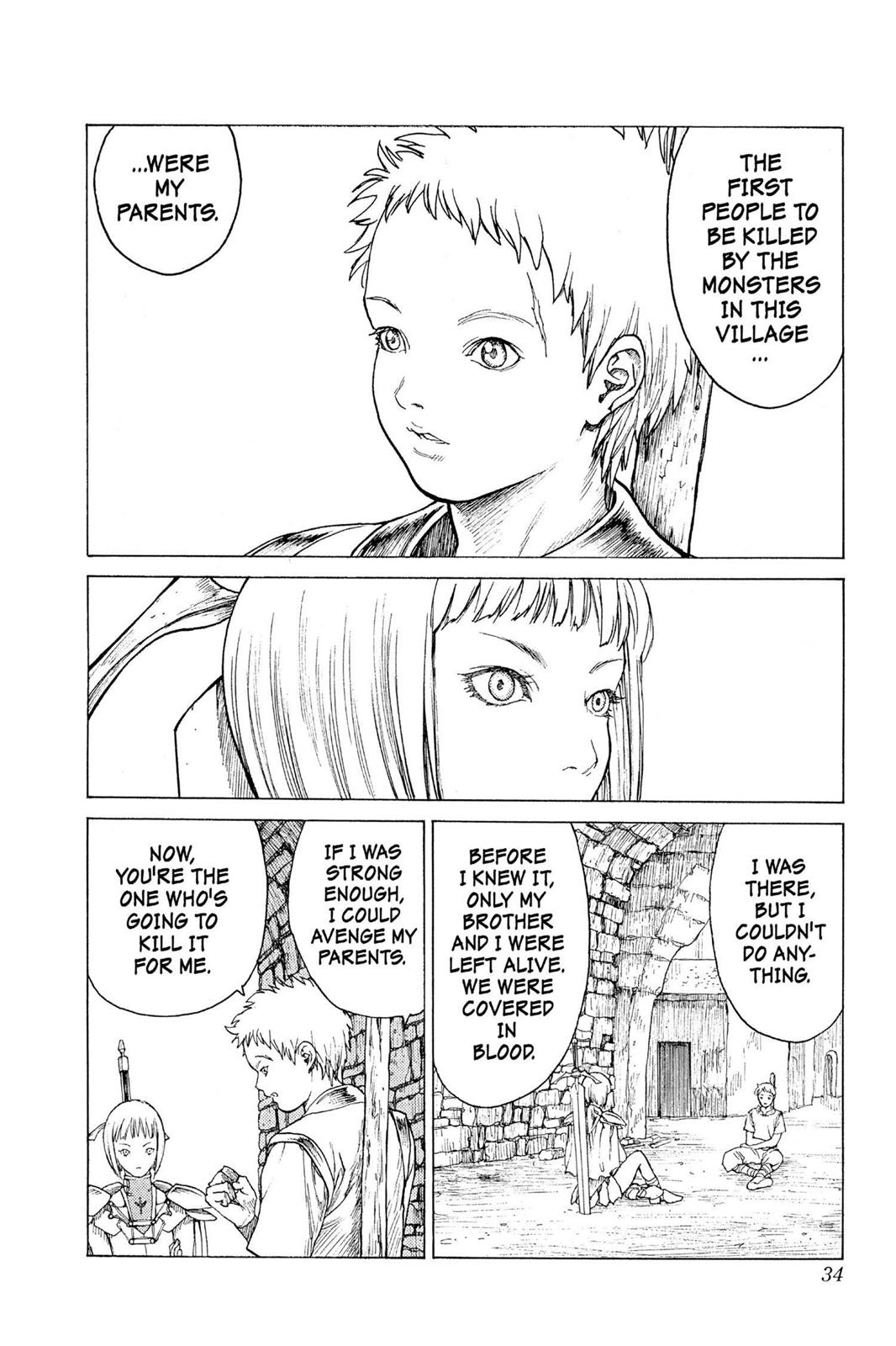 Claymore Chapter 1 - Page 34