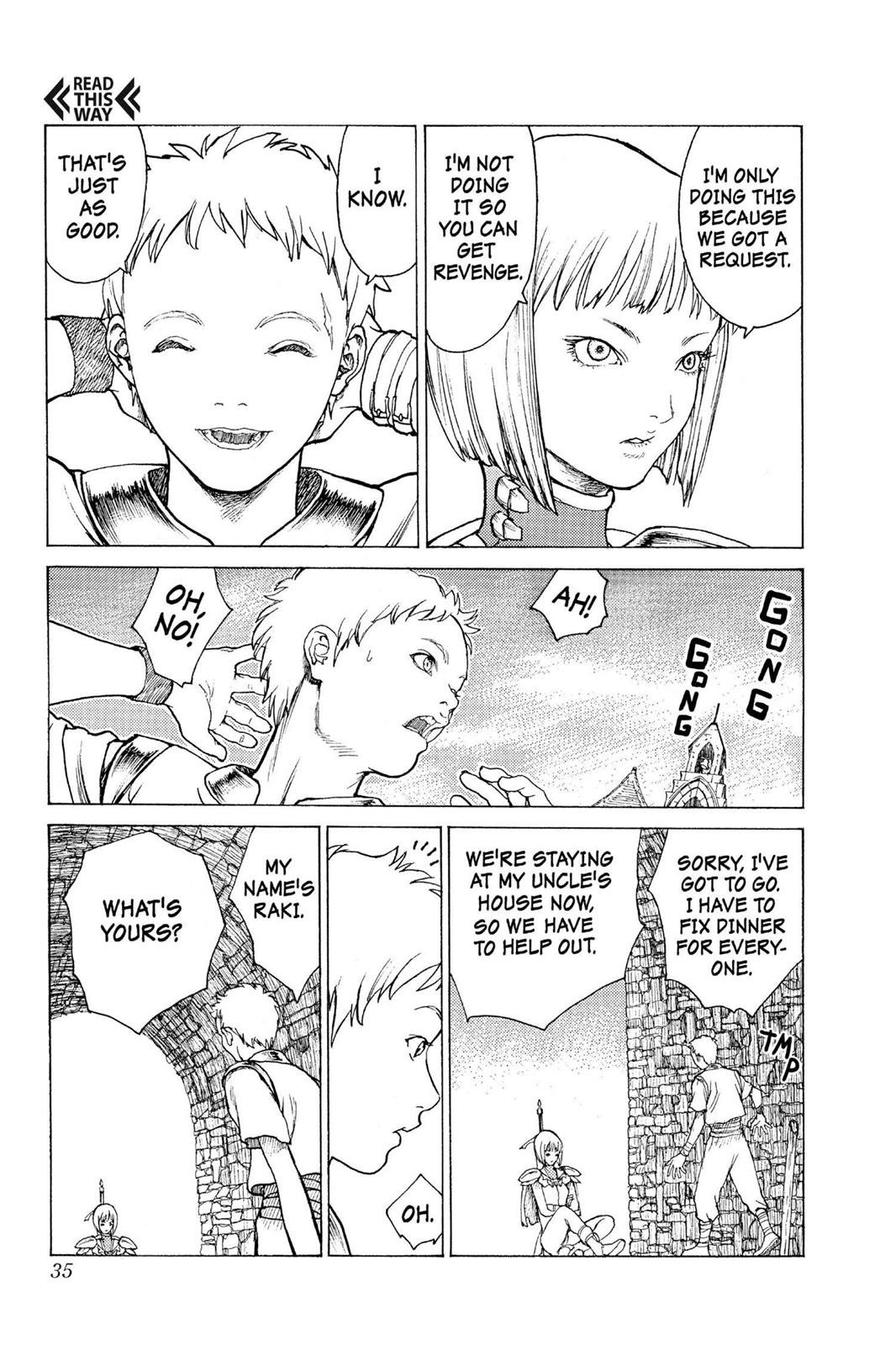Claymore Chapter 1 - Page 35
