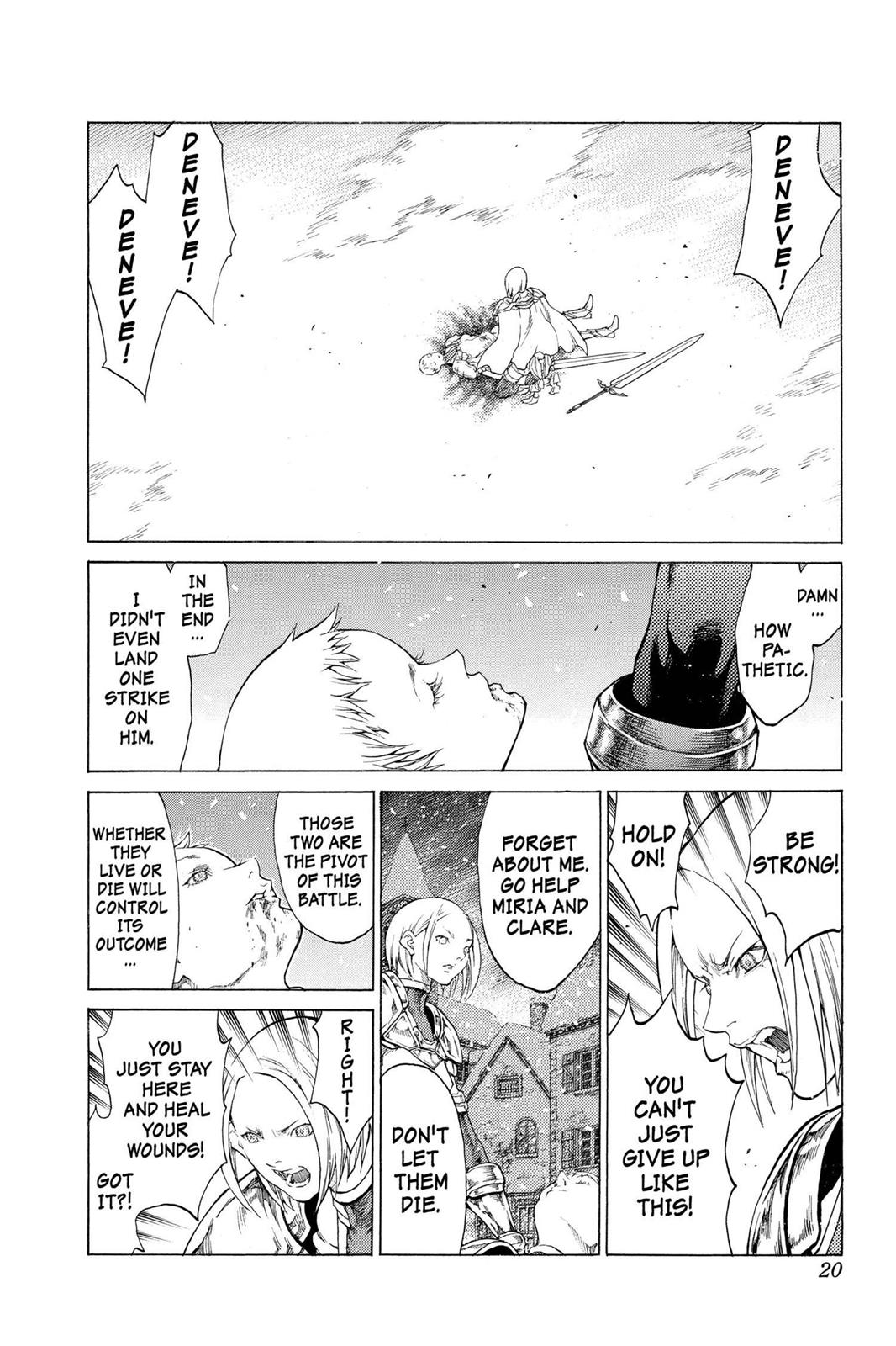 Claymore Chapter 58 - Page 20