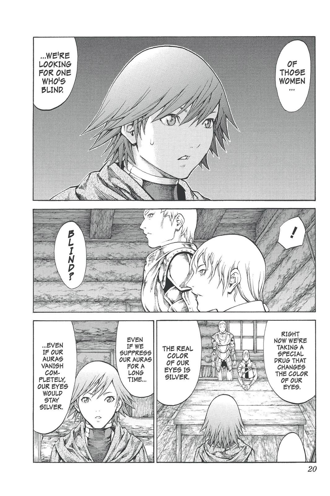 Claymore Chapter 74 - Page 20
