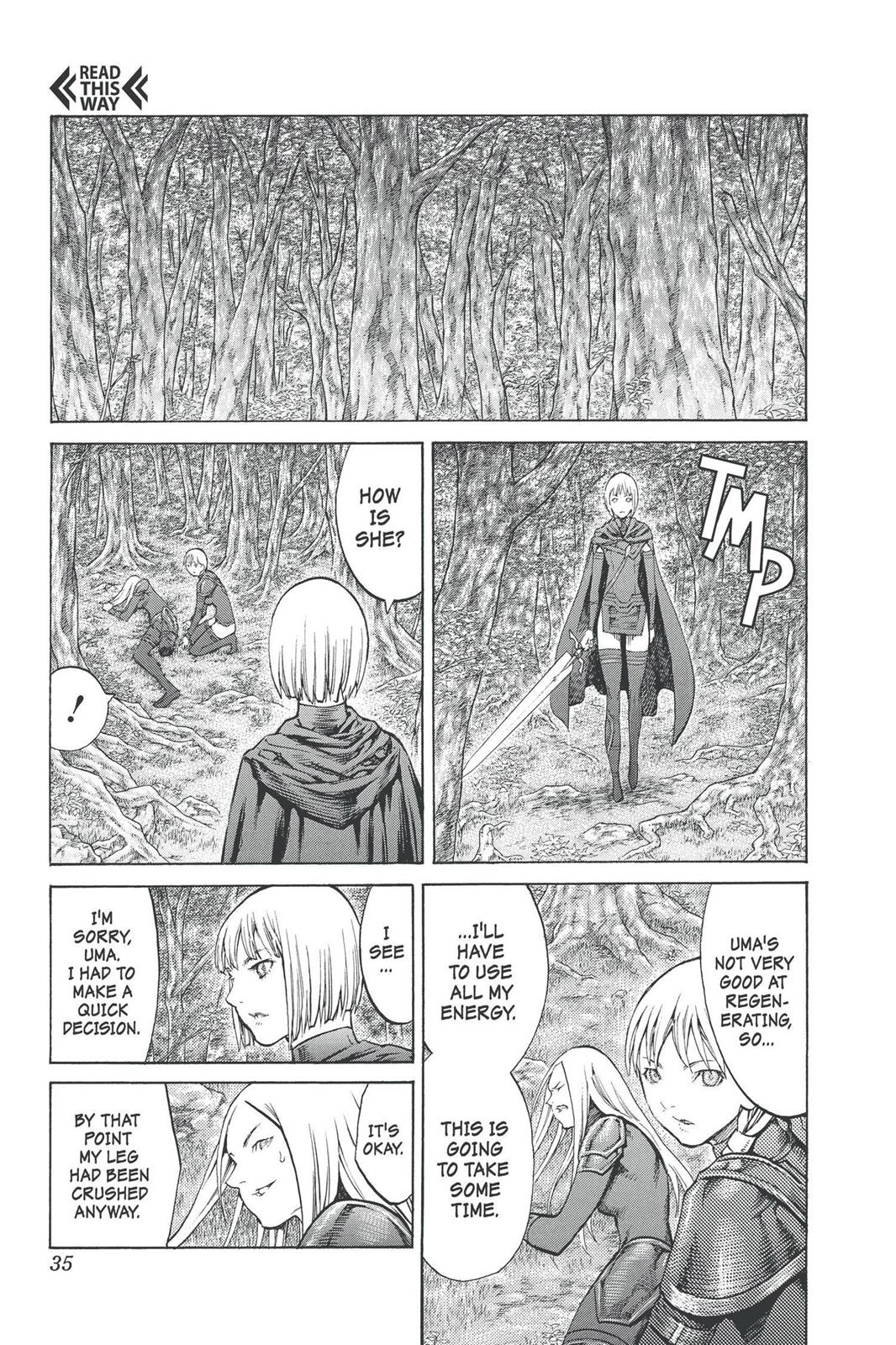 Claymore Chapter 90 - Page 35
