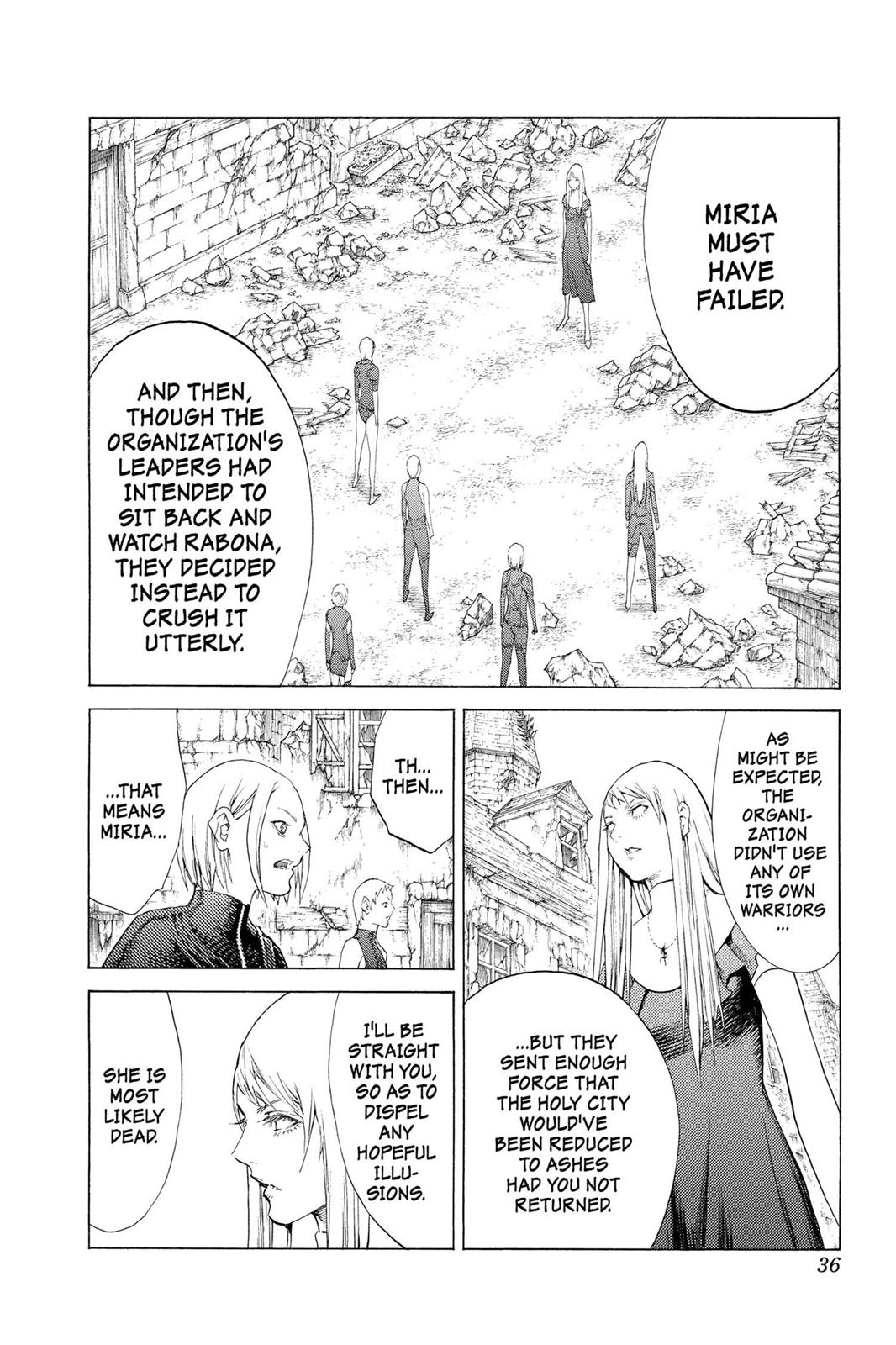 Claymore Chapter 108 - Page 34