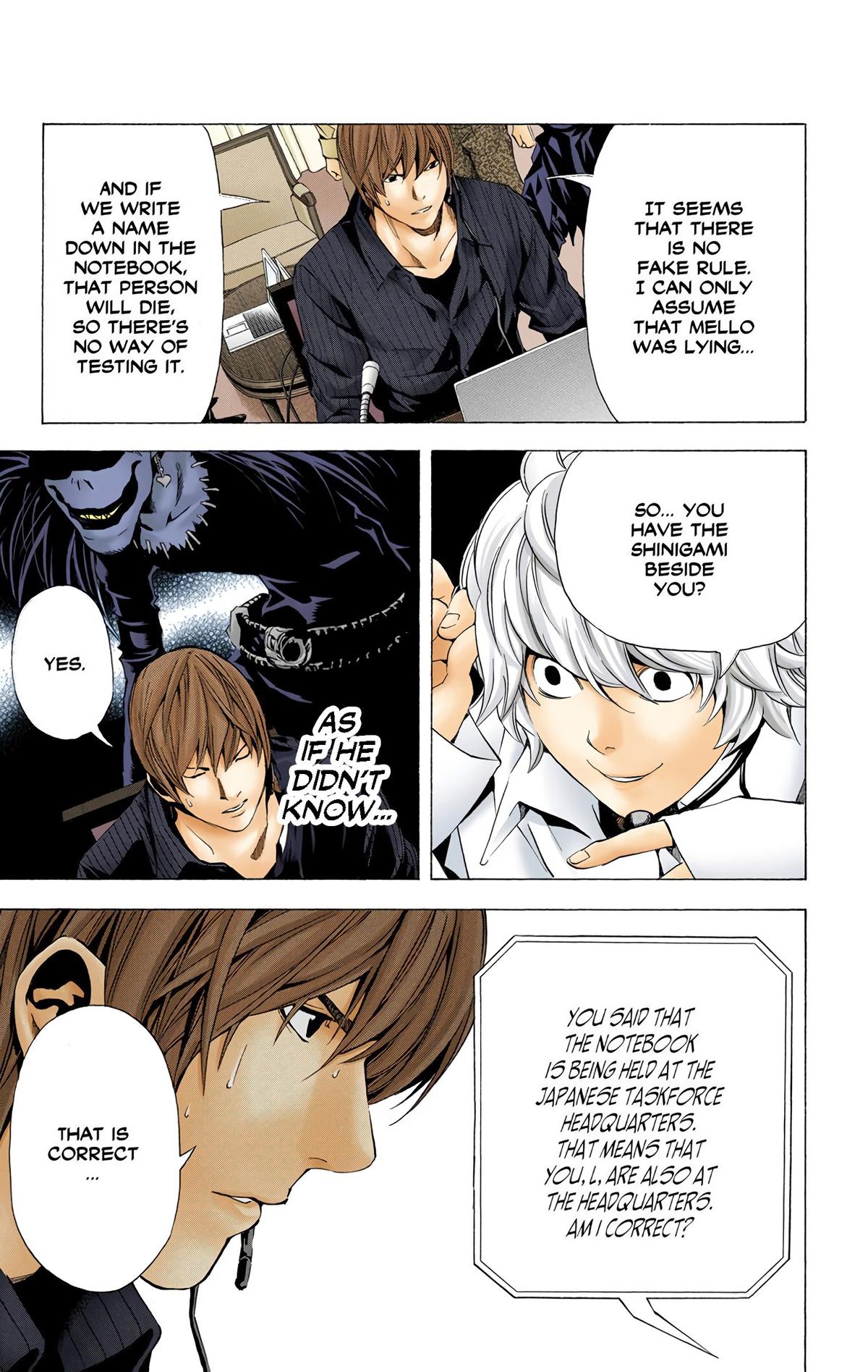 Death Note (Color) Chapter 78 - Page 7
