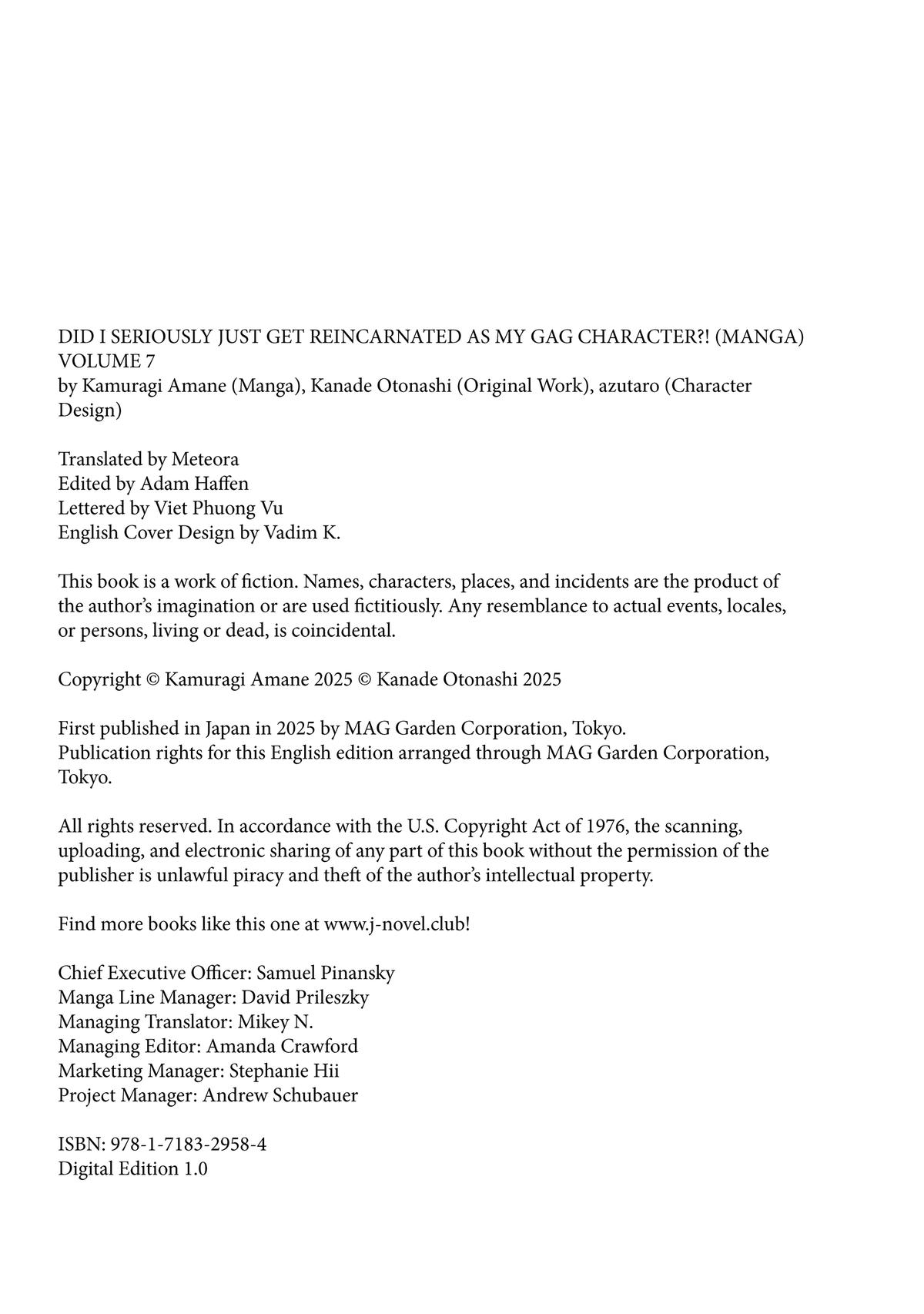 Did I Seriously Just Get Reincarnated as My Gag Character Chapter 30 - Page 43