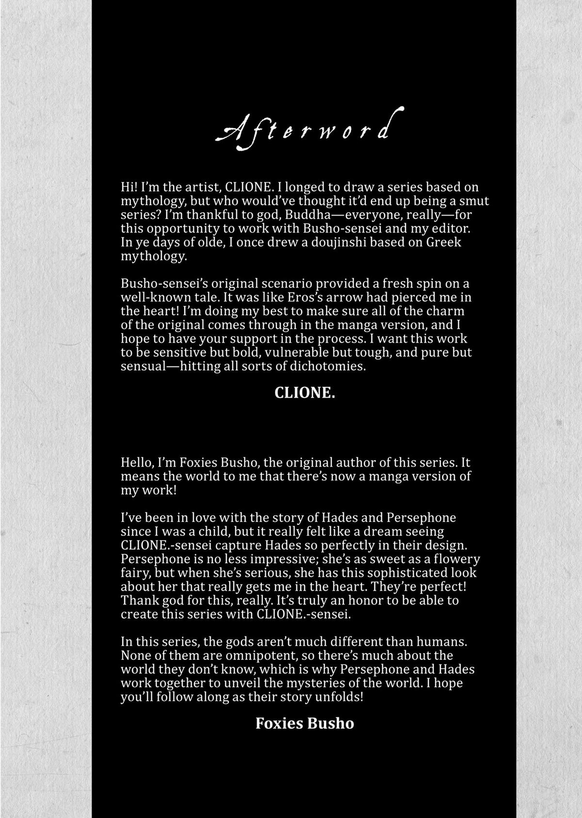 Don't Hold Back, Lord Hades Chapter 6.5 - Page 8