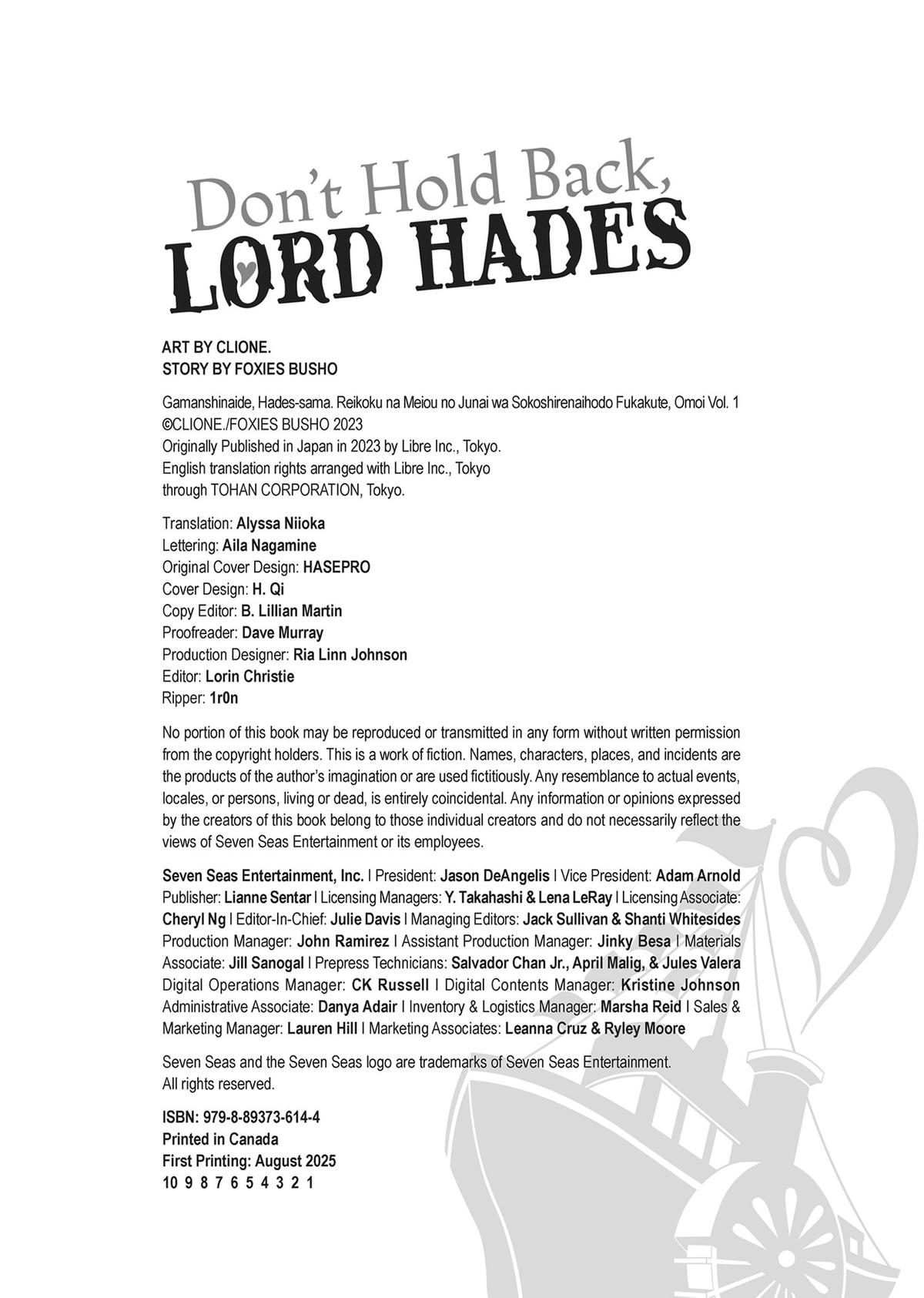 Don't Hold Back, Lord Hades Chapter 6.5 - Page 12