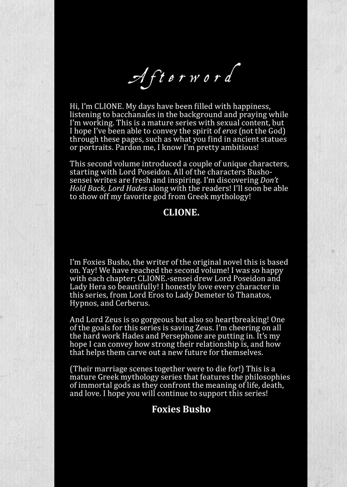 Don't Hold Back, Lord Hades Chapter 12.5 - Page 8