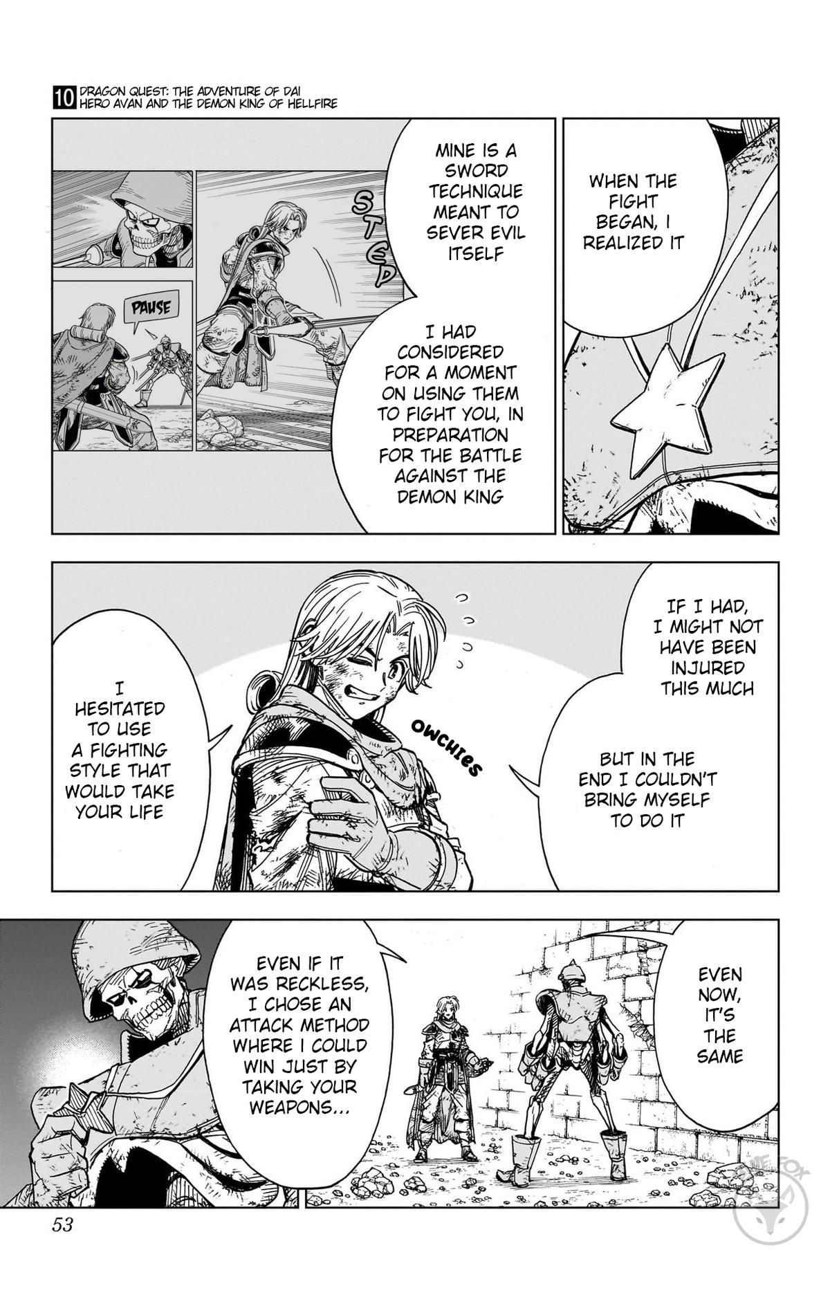 Dragon Quest - The Adventure of Dai - Avan the Brave and the Demon King of Hellfire Chapter 37 - Page 51