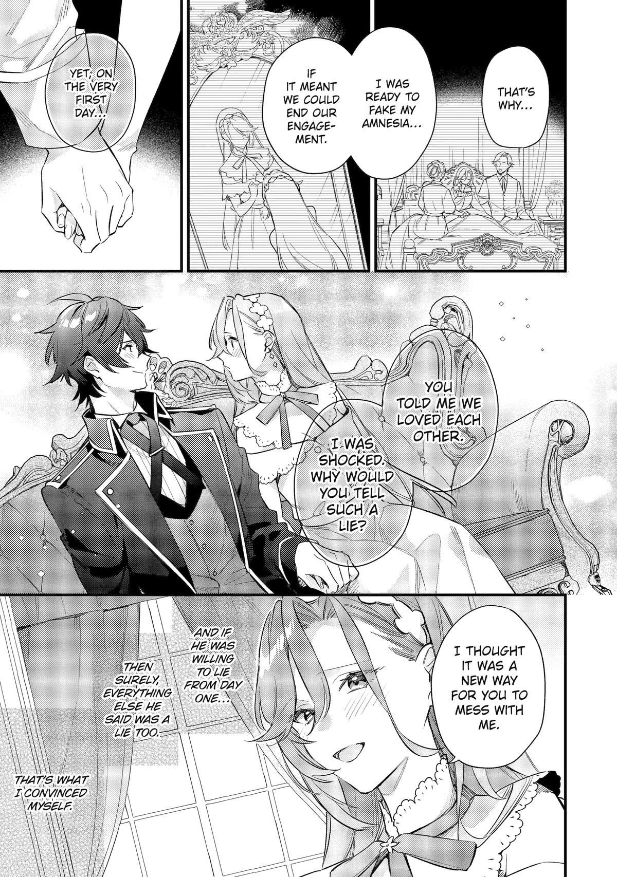 Fake It to Break It! I Faked Amnesia to Break off My Engagement and Now He’s All Lovey-Dovey Chapter 13 - Page 17