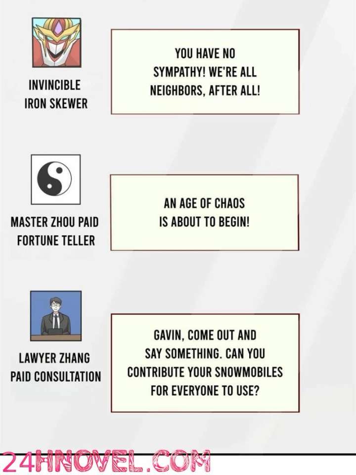 Frozen Apocalypse: I Stockpiled 100 Billion Supplies Chapter 59 - Page 15