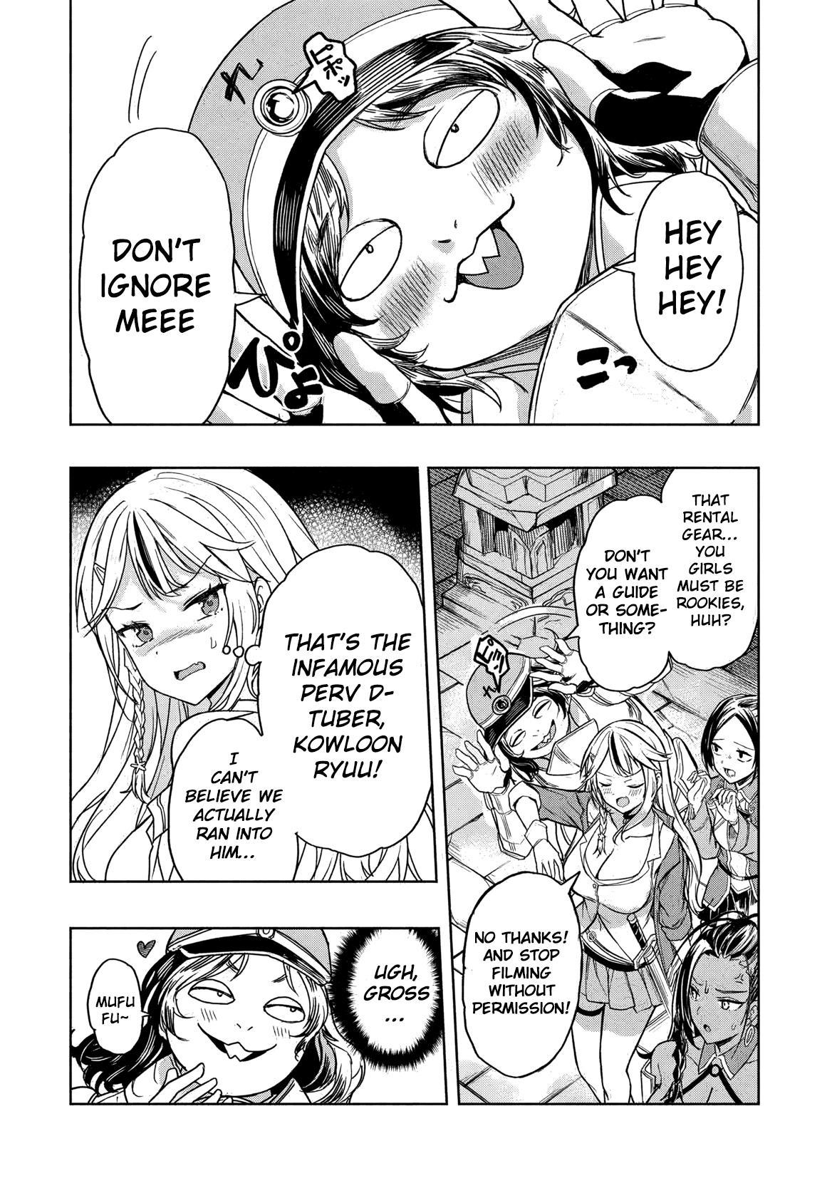 Gal to Dungeon to Shuukai Okure no Tansaku Eiyuutan ~Moto Legend Ima wa Wakeari tei Rank Tansakushana Ore ga, S-Kyuu Gal ni Natsukare Makutte Ikusei wo Makase Sareta~ Chapter 1 - Page 37