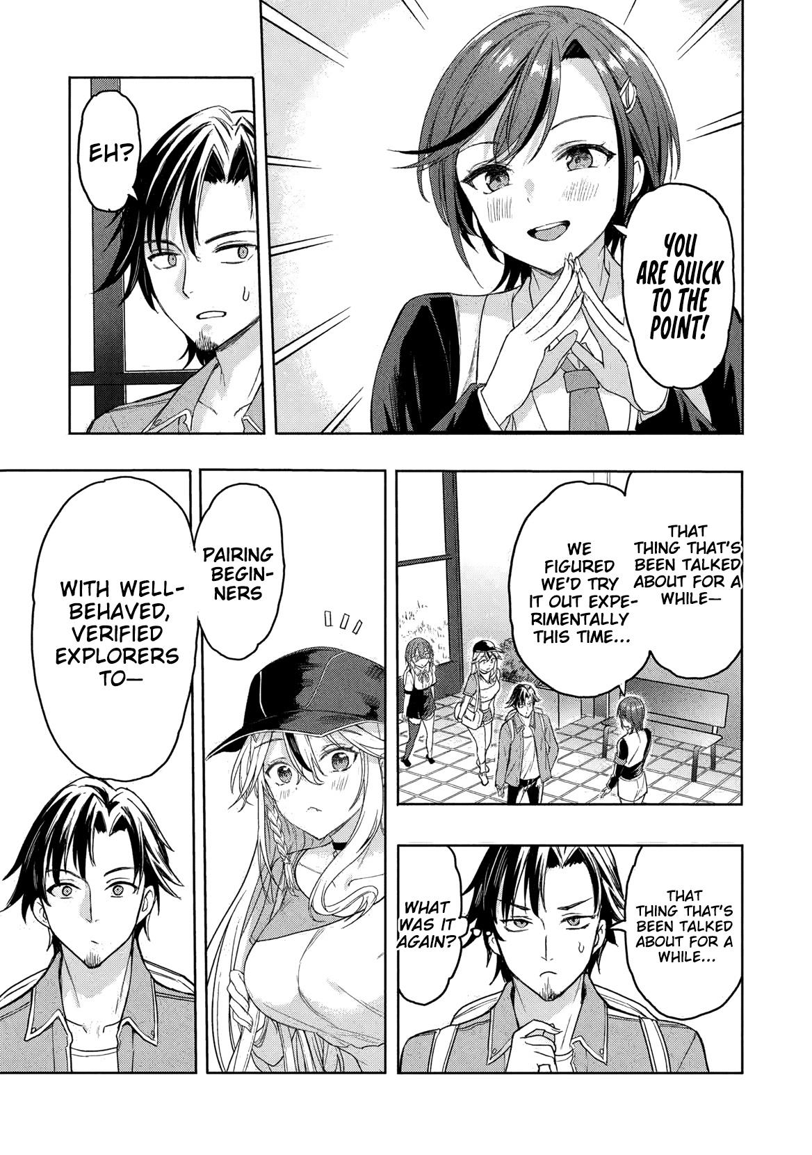 Gal to Dungeon to Shuukai Okure no Tansaku Eiyuutan ~Moto Legend Ima wa Wakeari tei Rank Tansakushana Ore ga, S-Kyuu Gal ni Natsukare Makutte Ikusei wo Makase Sareta~ Chapter 4 - Page 4